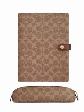 Coach Notebook & Pencil Case